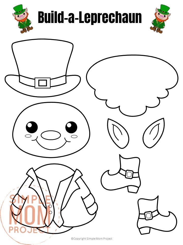 Printable St Patrick 39 s Day Crafts Printable Word Searches