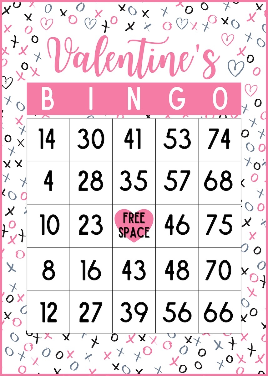 Printable Valentine S Day Bingo