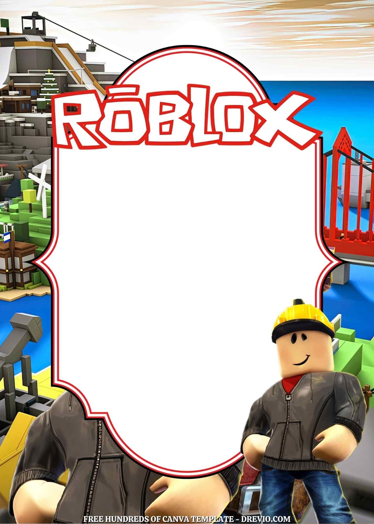 Roblox Birthday Card Printable Free