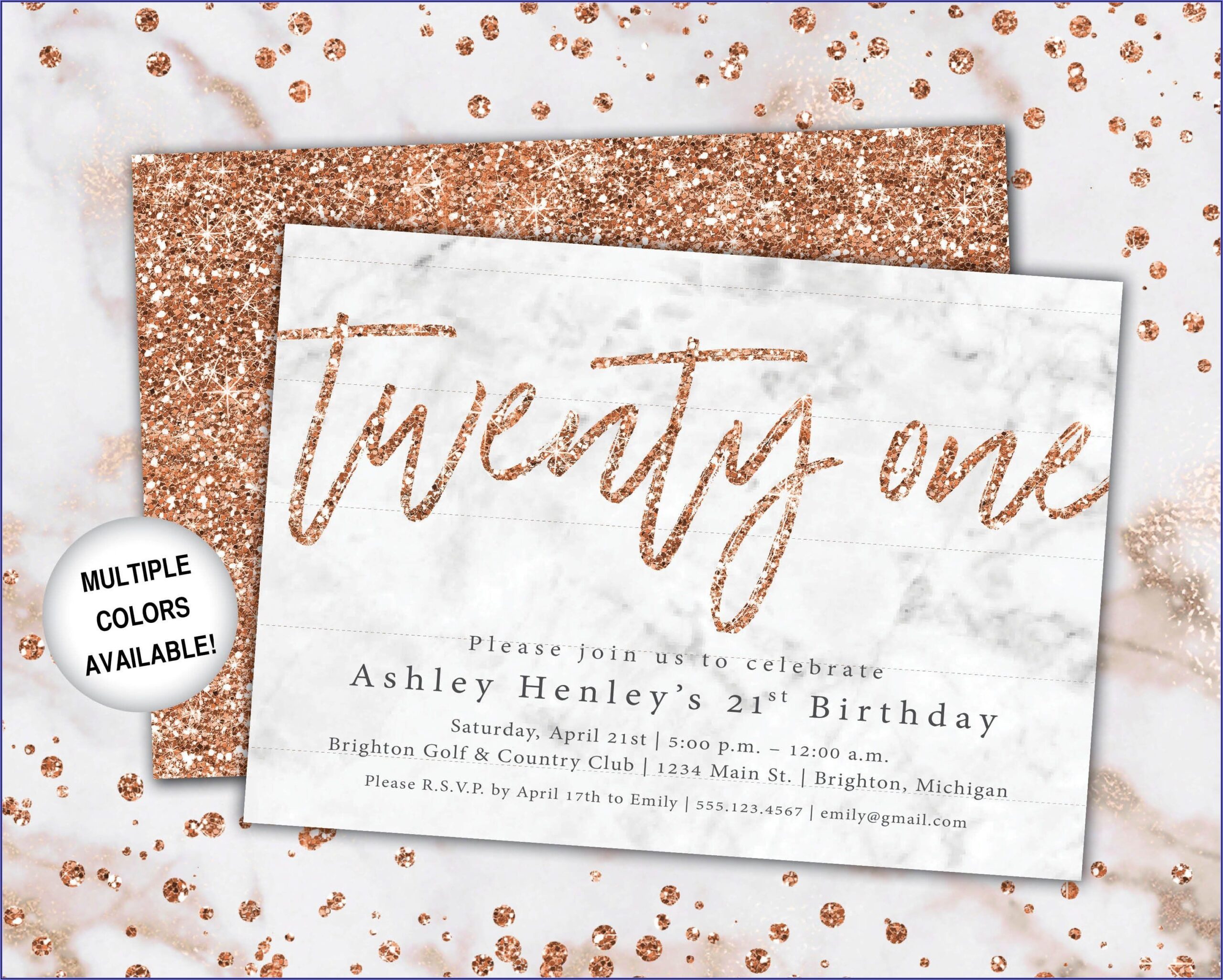Rose Gold Birthday Invitations Uk Invitations Resume Examples 