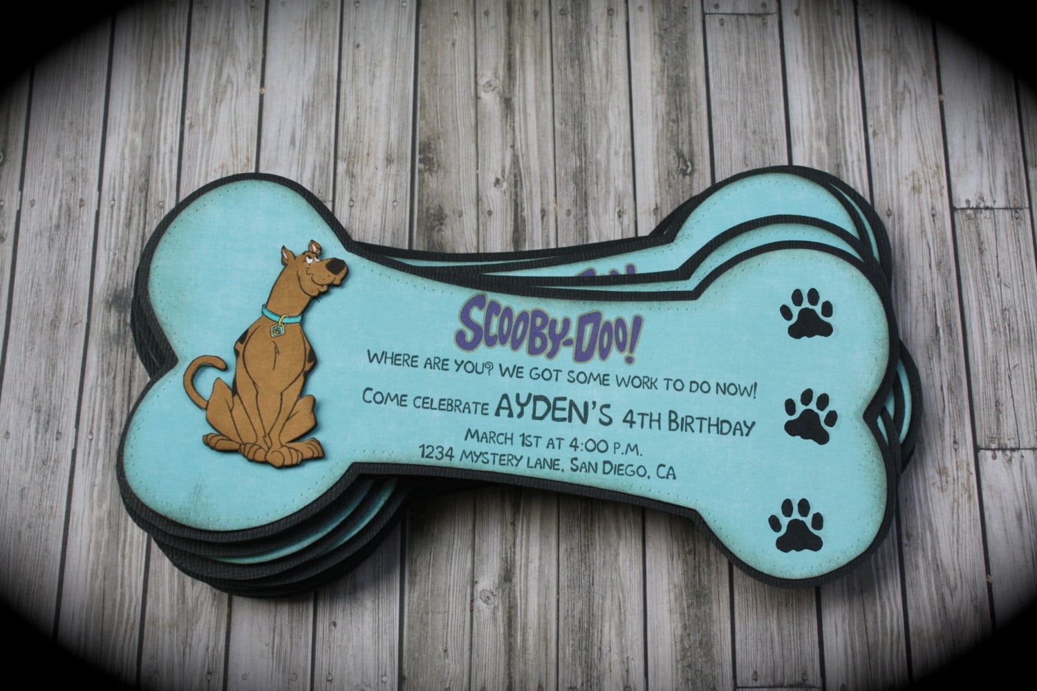 Scooby Doo Invitation Template