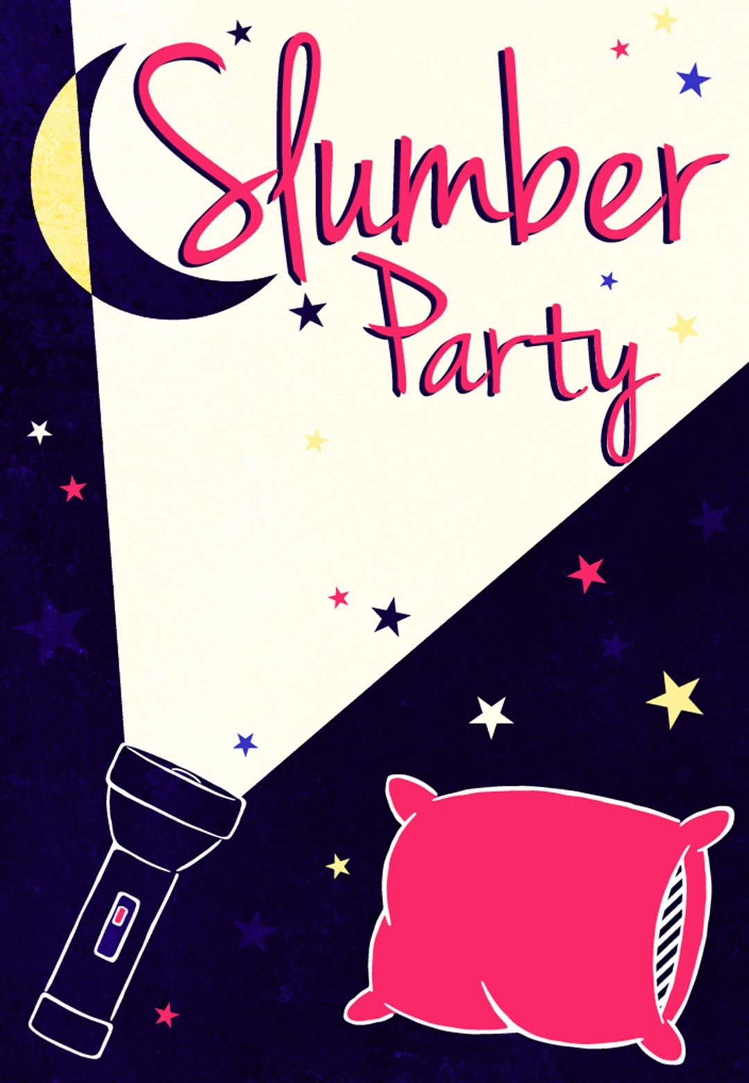 Slumber Party Invitation Template