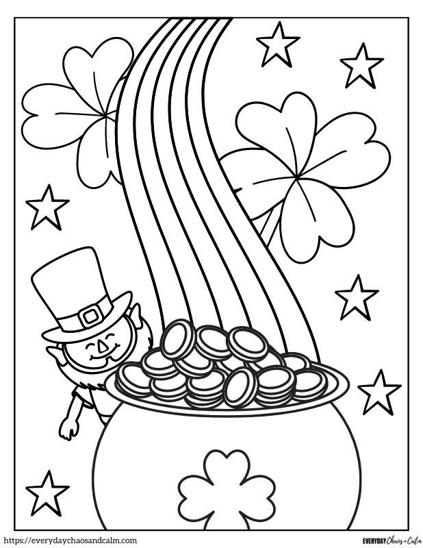 St Patrick 39 s Day Coloring Pages For Kids
