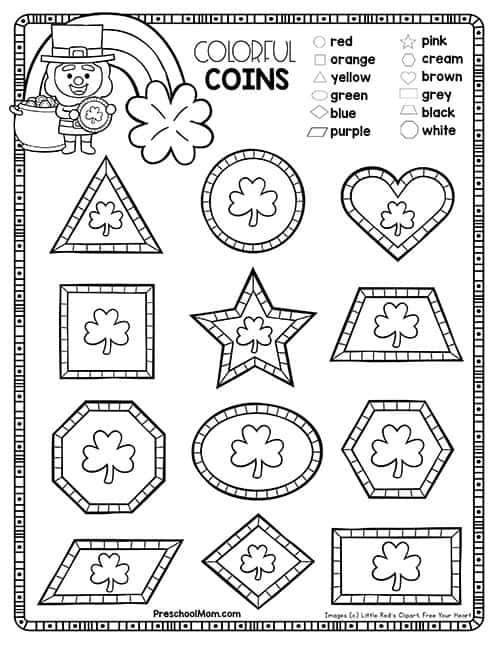 St Patricks Day Activities Printables Educational Printable Worksheets