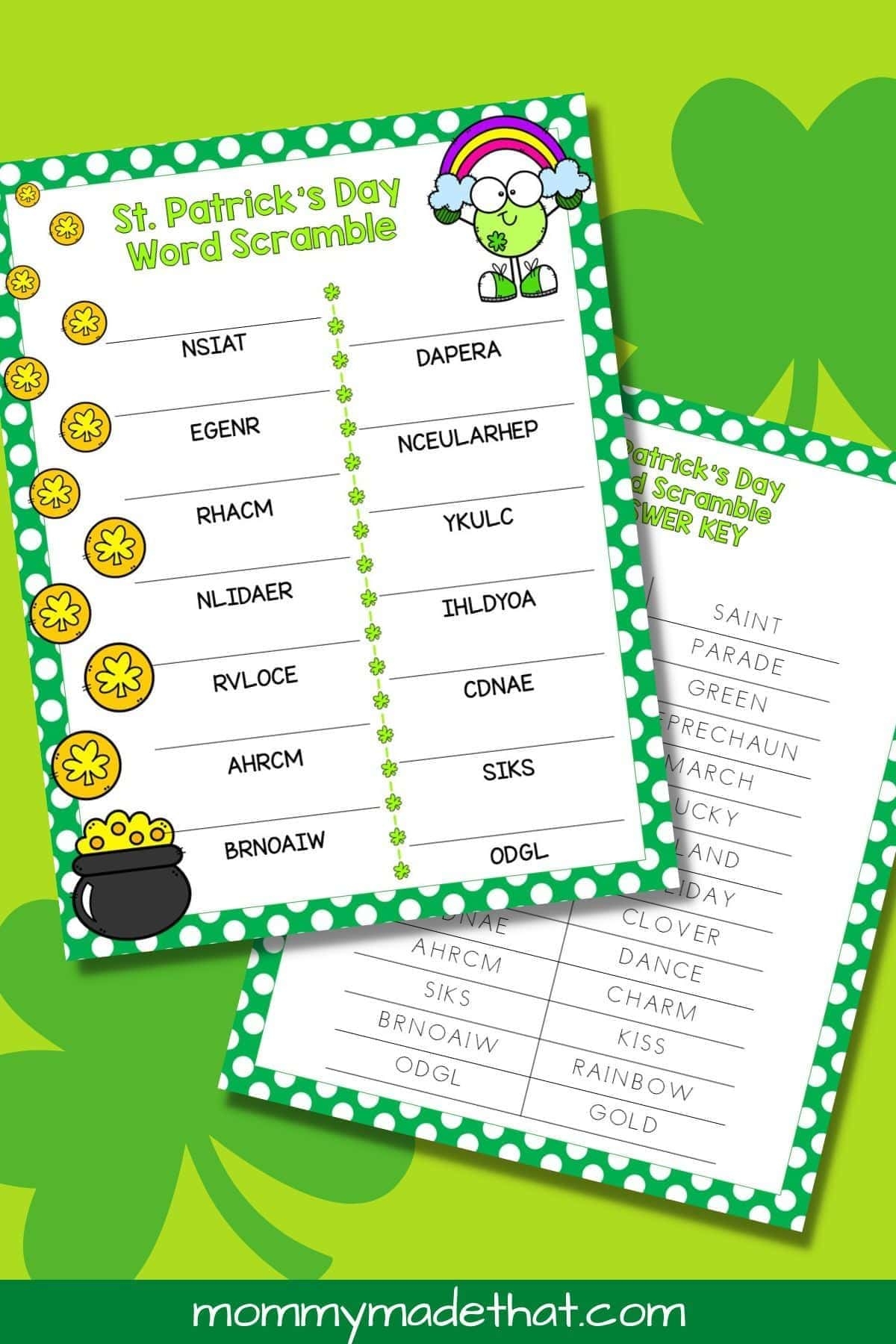 St Patricks Day Printables