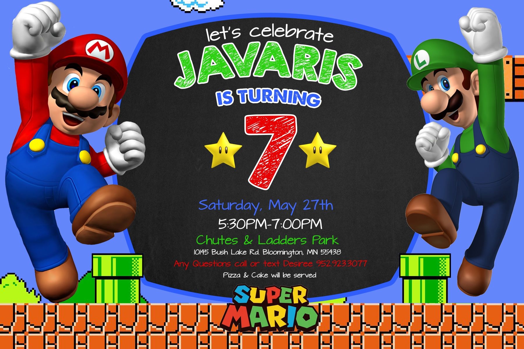 Super Mario Printable Birthday Invitations Printable New Year Banners