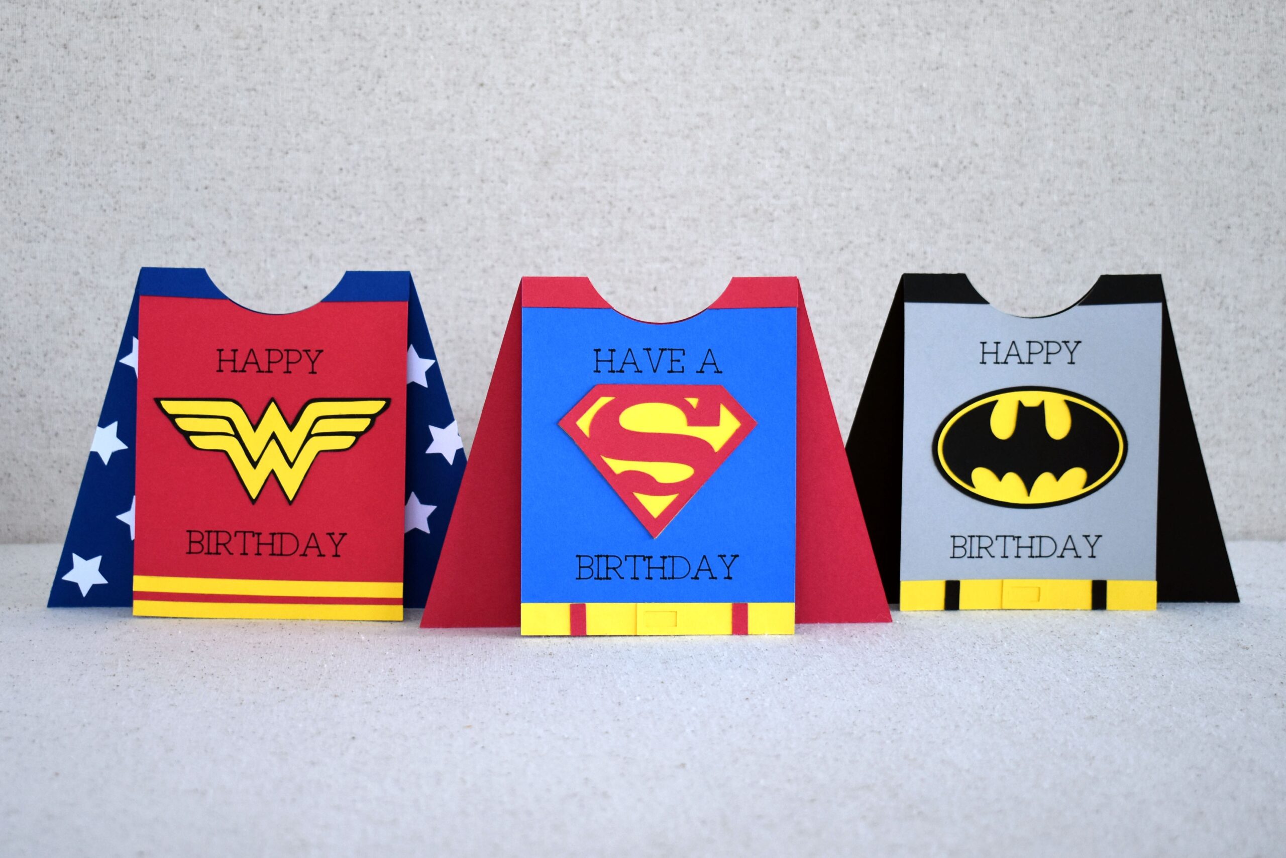 Superhero Birthday Card Template Sarseh