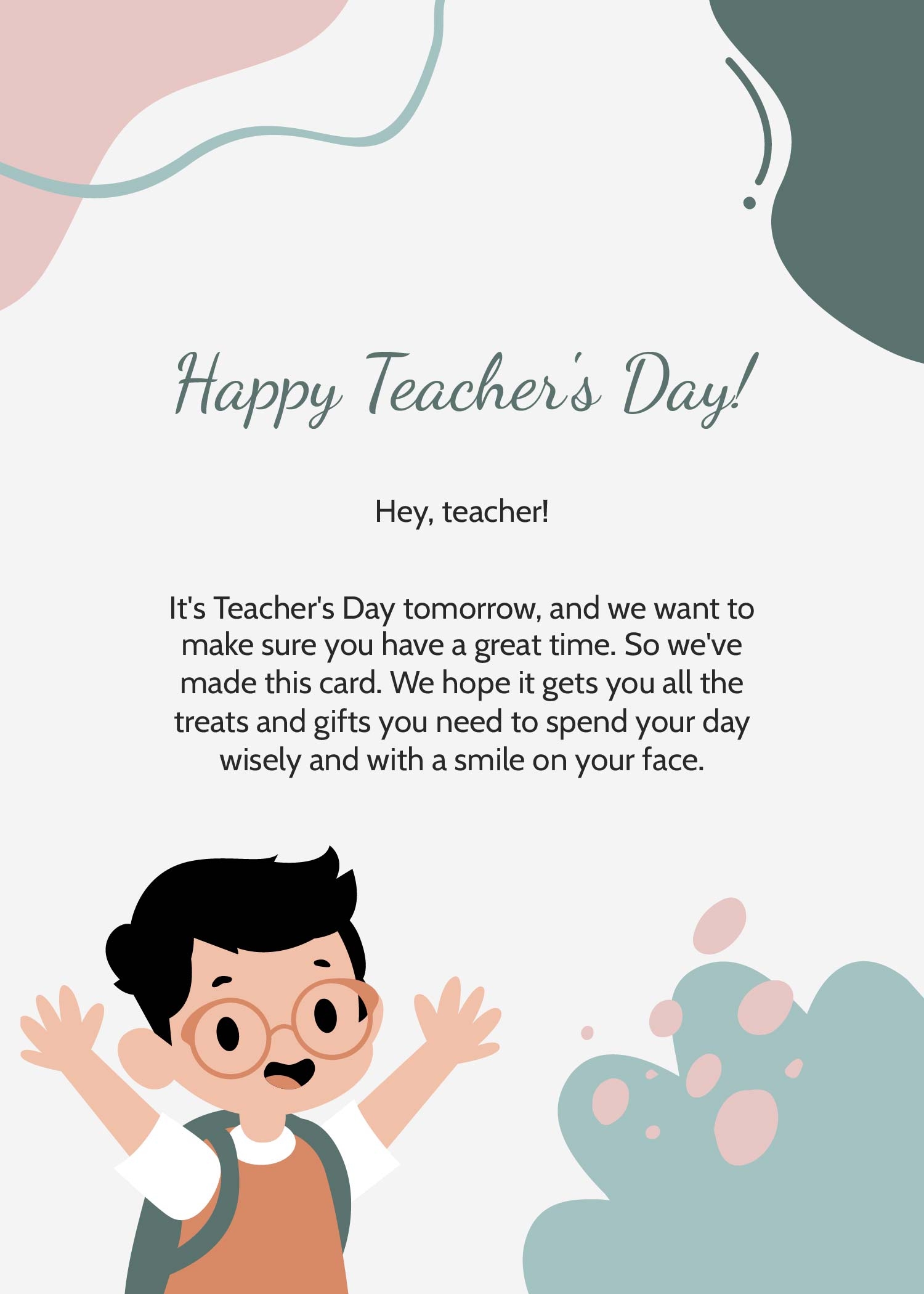 Teachers Day Card Printable Great Www pinnaxis
