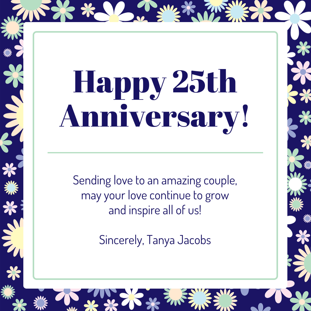 Template For Anniversary Card Cardtemplate my id