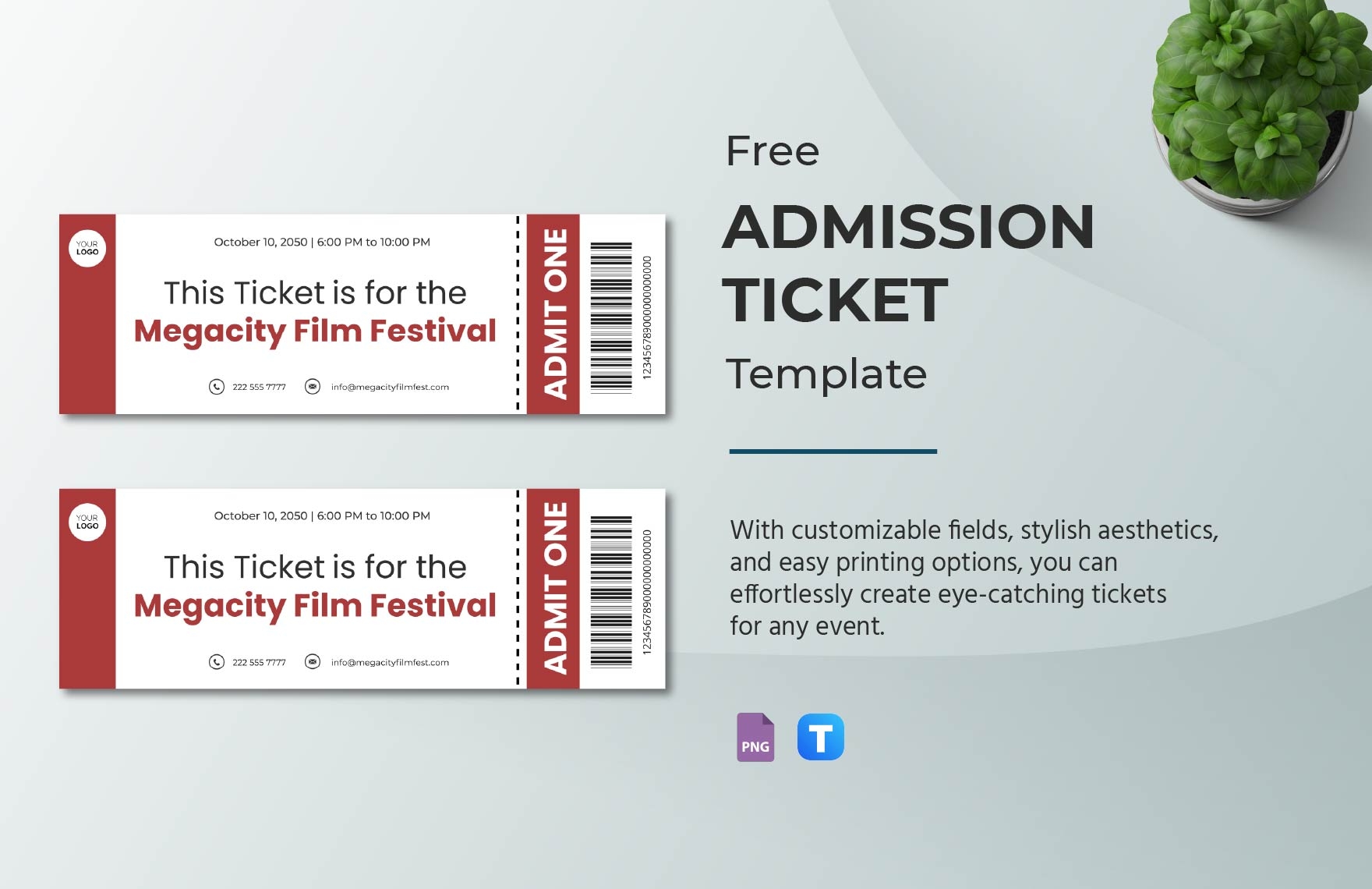Ticket Word Template In Word Download Template