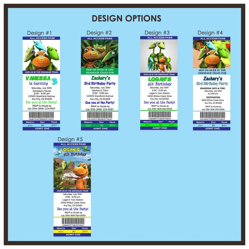 Train Invitation Template