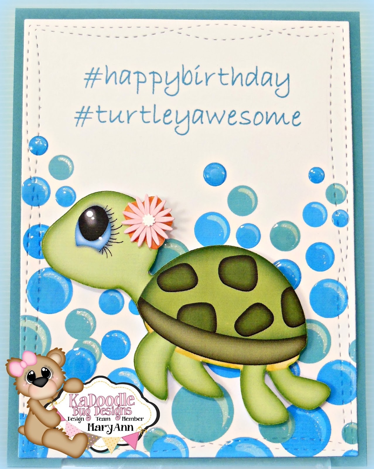 Turtle Birthday Card Printable
