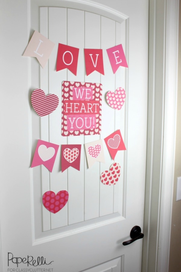 Valentine 39 s Day Printable Decorations